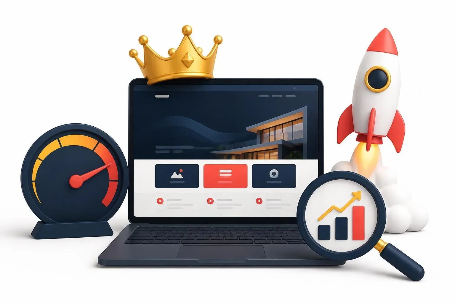 Pro SEO website package – custom WordPress design with full on-page SEO