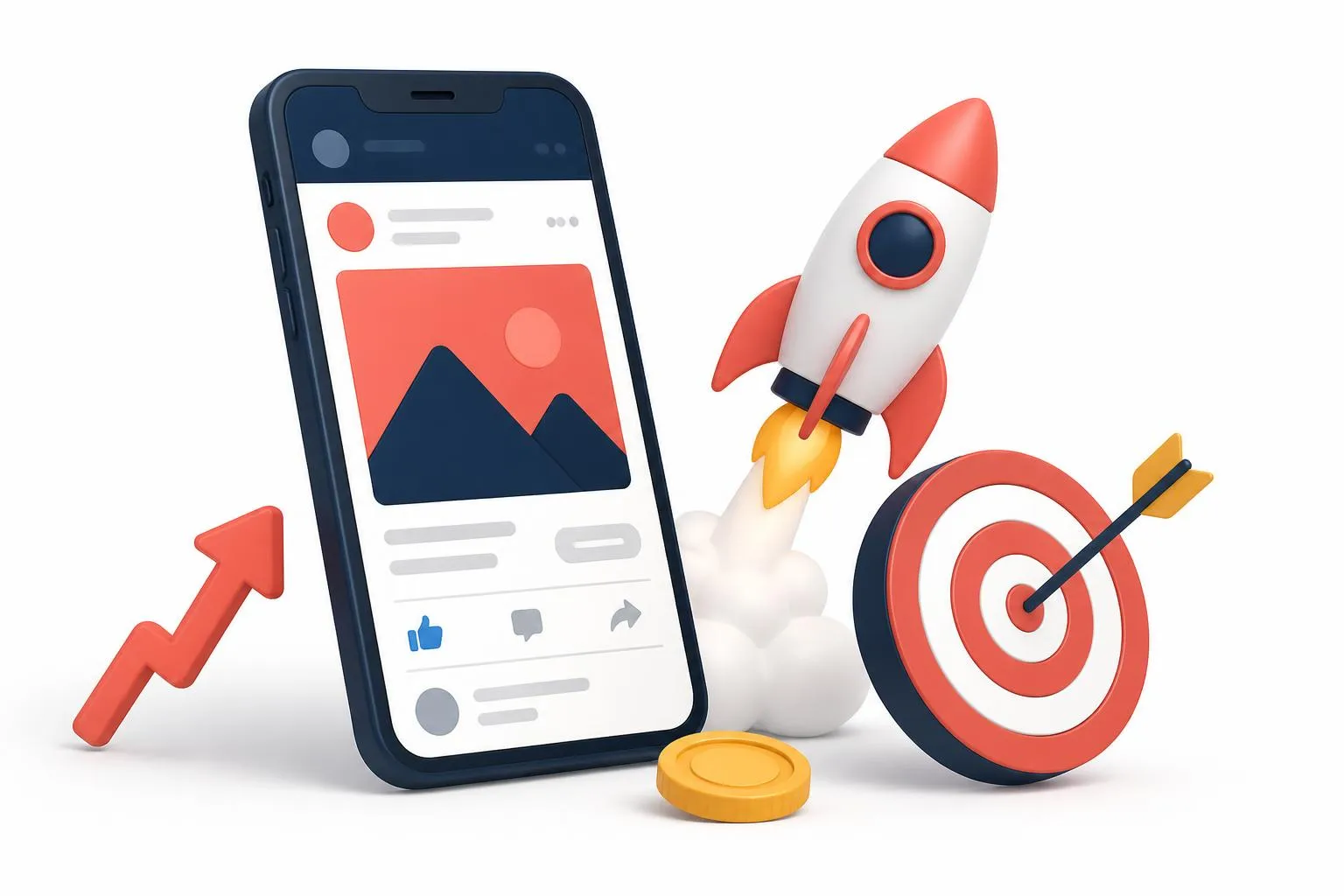 Standard Facebook and Instagram ads package with audience research