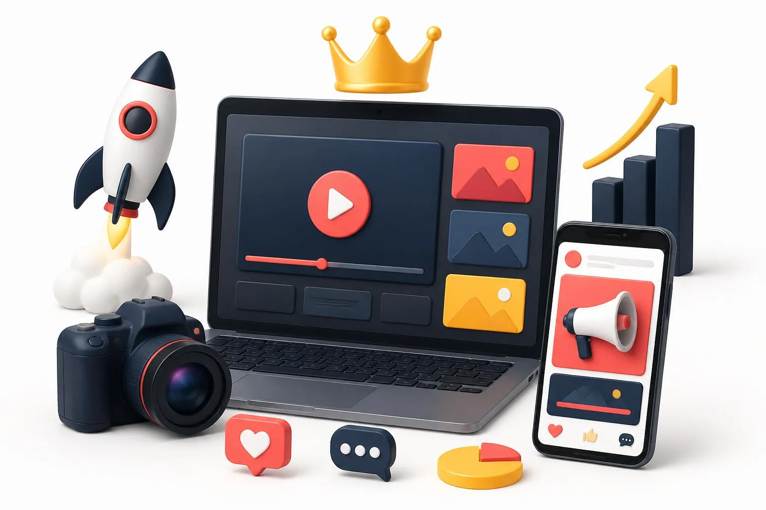 Social media management services in Pakistan – posts, reels and content calendar