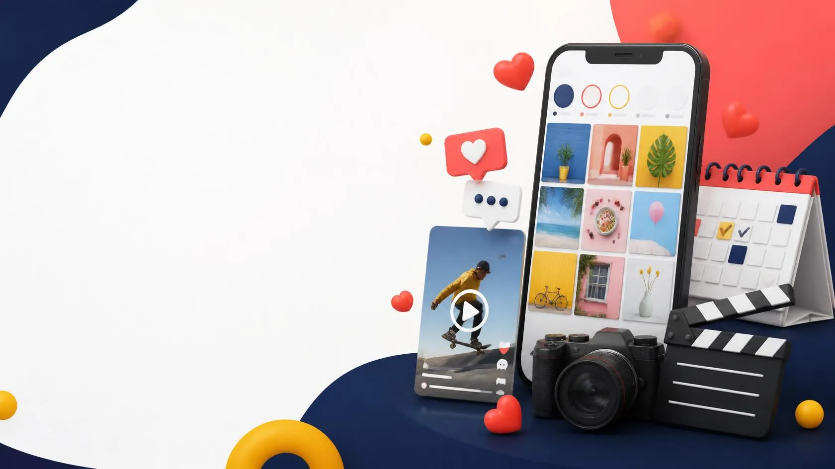 Premium social media management package with Meta, Google and TikTok ads